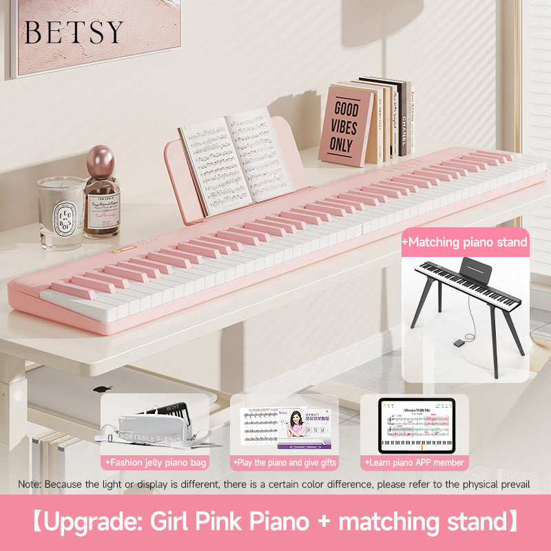 BETSY | Magnetic piano belt stand: Model B190 (Dopamine color system)