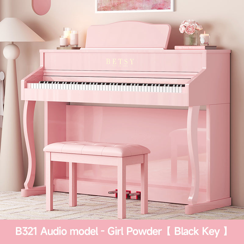 BETSY | Traditional Upright Piano Series: Model B321 (pink)