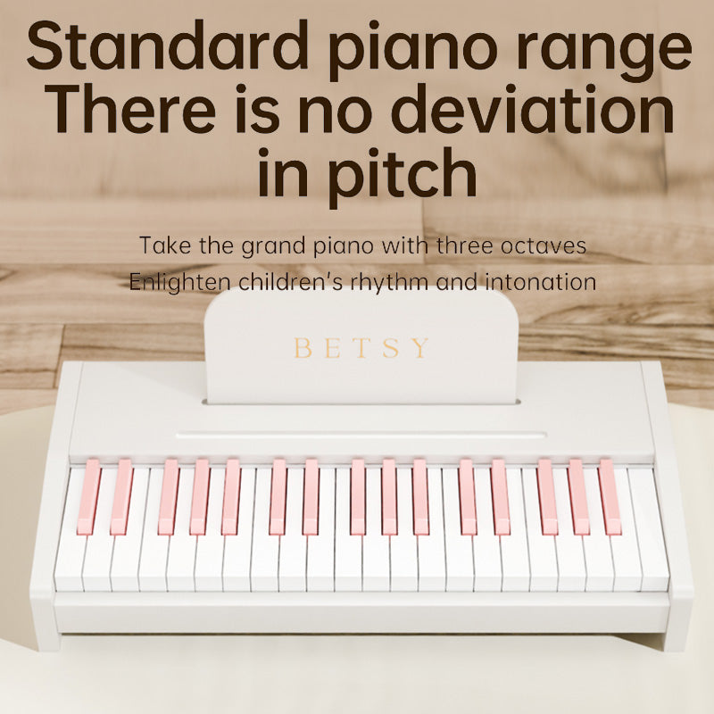 BETSY | Children's Piano Series:Model BTM-01 White pink key