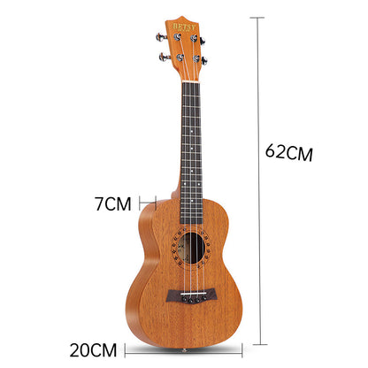 BETSY Ukulele 23 inch mahogany core ukulele single boardsingle instrument beginner men and women entry-level smallguitar