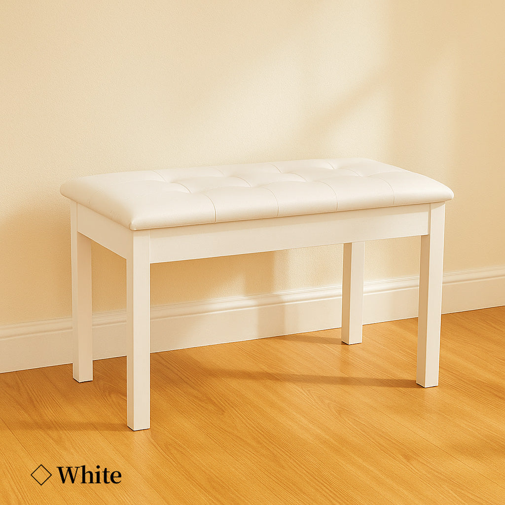 BETSY solid wood double piano stool universal high quality leather environmentally friendly thick electric piano stool guzheng stool storage piano chair adult home chair