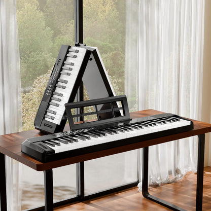 BETSY B151 folding electronic piano 61 keys beginners for students with adult professional multi-function portable electronic piano for home use